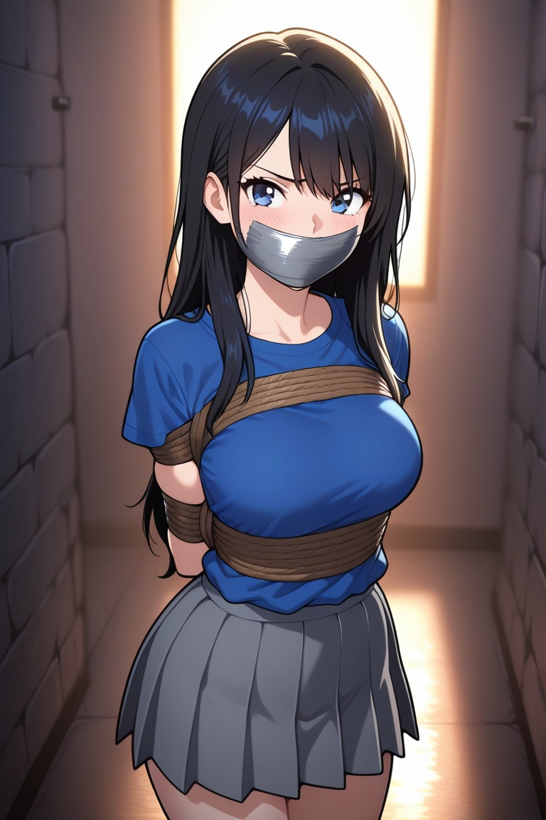 1girl,  solo,  bondage on Tensor.Art