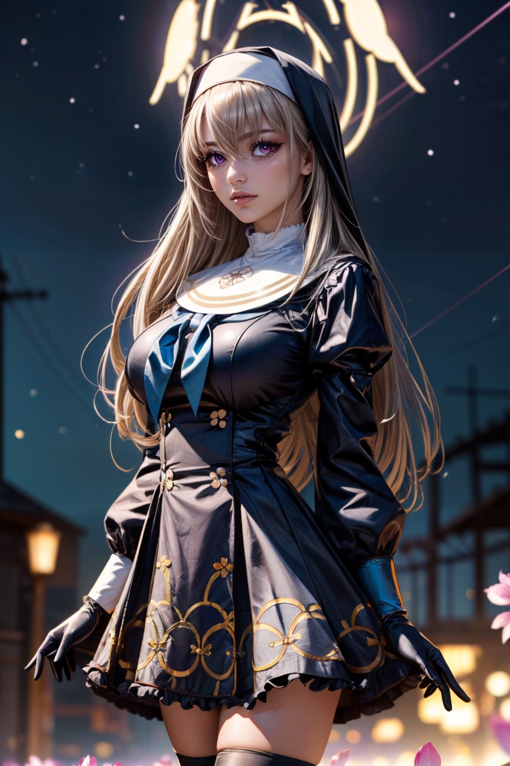 zzIllya,  looking at viewer,  night on Tensor.Art
