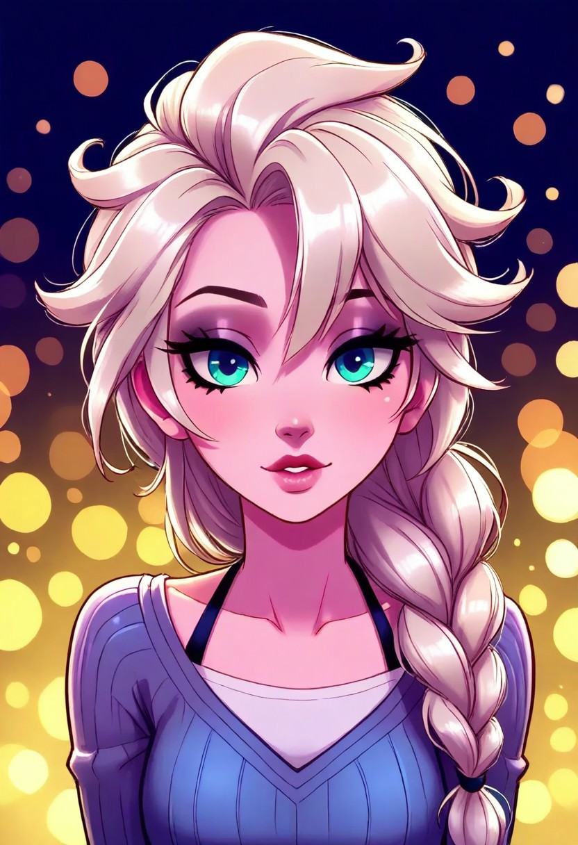 casual elsa,  bokeh,  professional on Tensor.Art