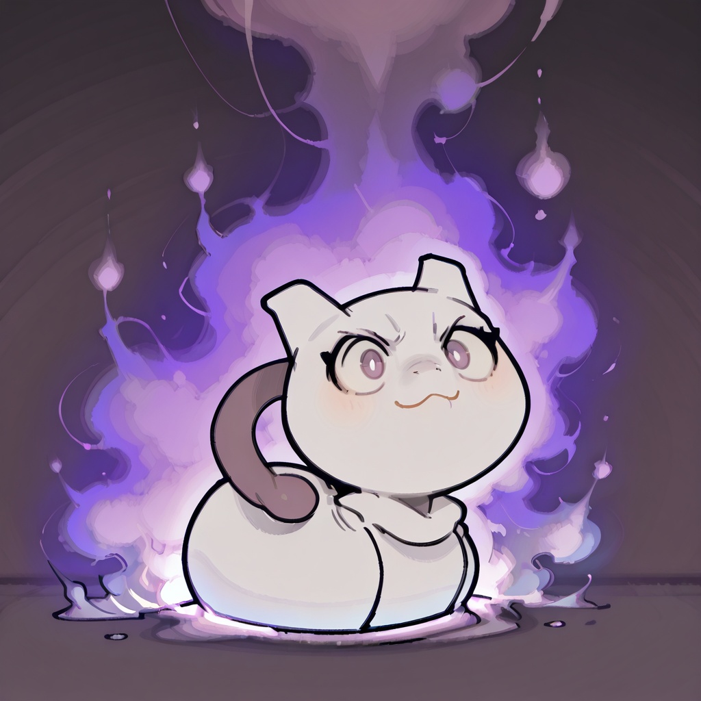 T00CUT3,  mewtwo (pokemon),  purple aura on Tensor.Art