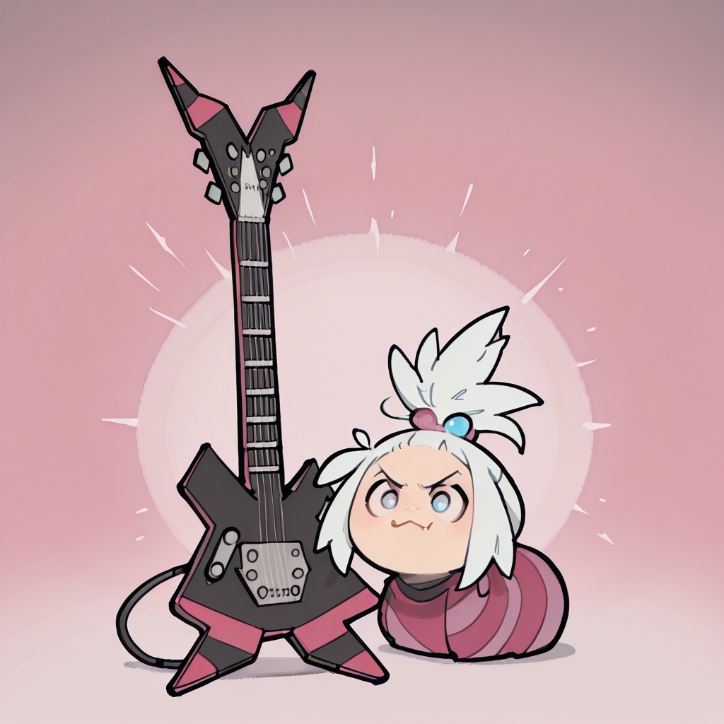 T00CUT3,  roxie (pokemon),  electric guitar on Tensor.Art