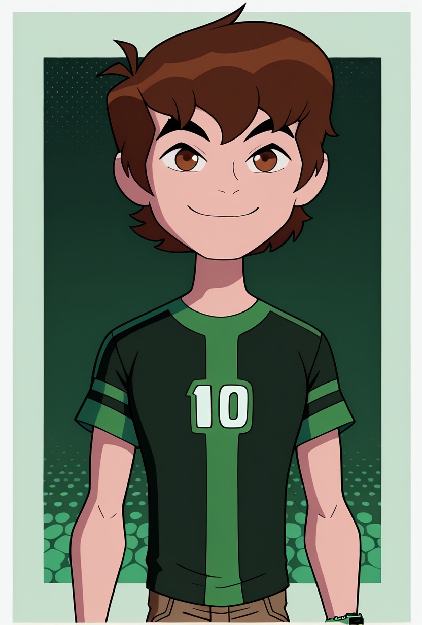 benov,  short hair,  brown hair on Tensor.Art