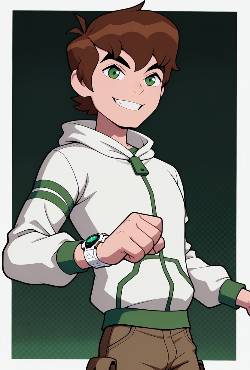 benov,  short hair,  brown hair on Tensor.Art