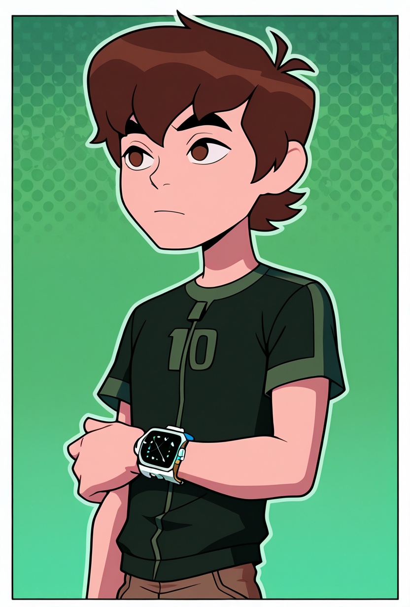 benov,  short hair,  brown hair on Tensor.Art