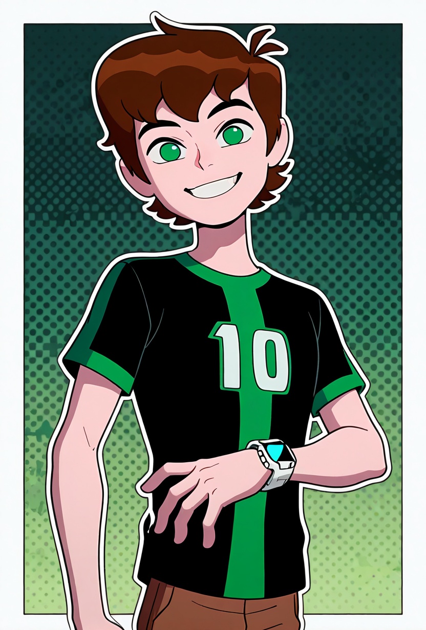 benov,  short hair,  brown hair on Tensor.Art