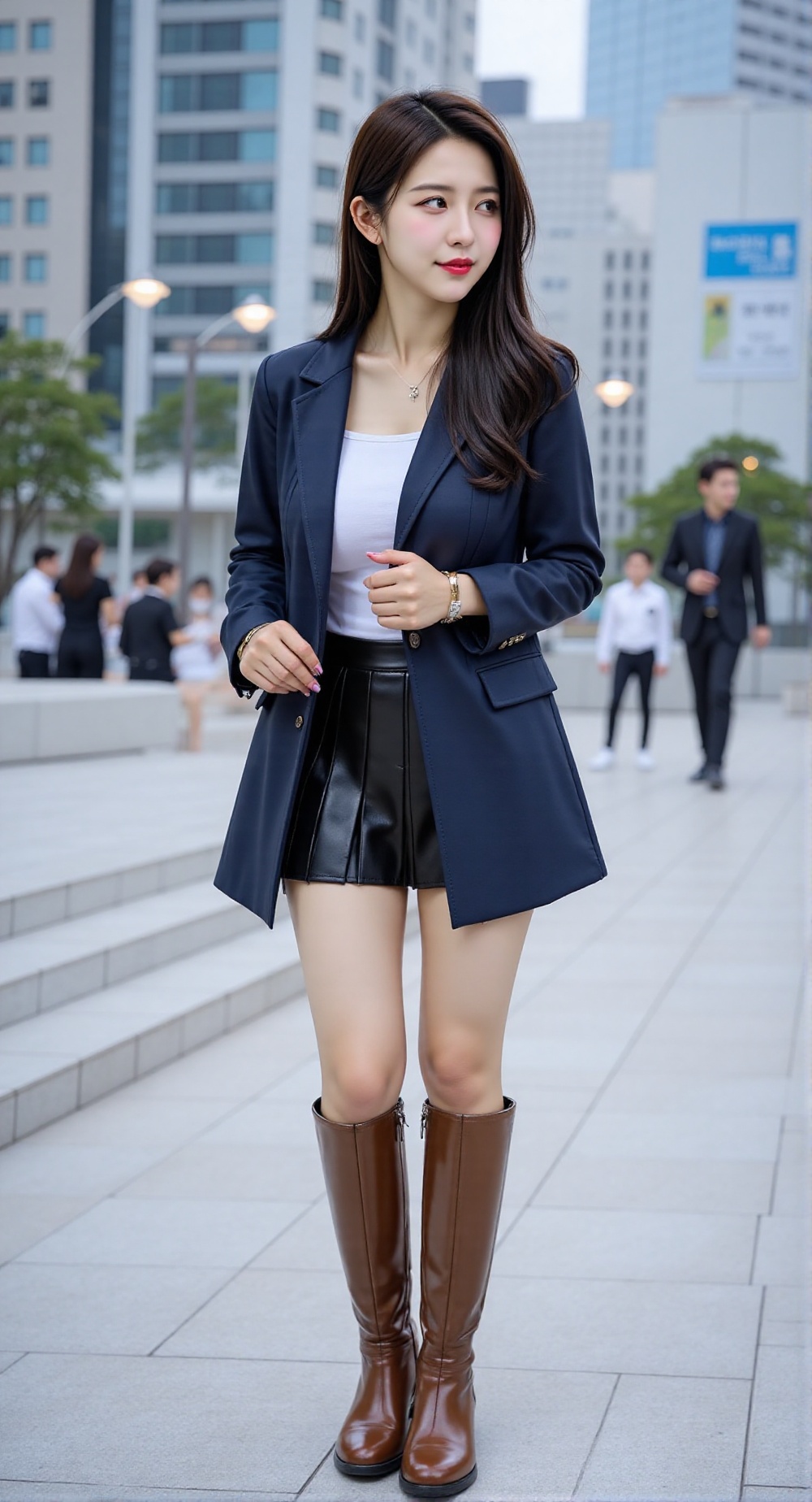 "Korean woman image: Beautiful Korean woman with very large I-cup breasts that seem like they will burst if you touch them...