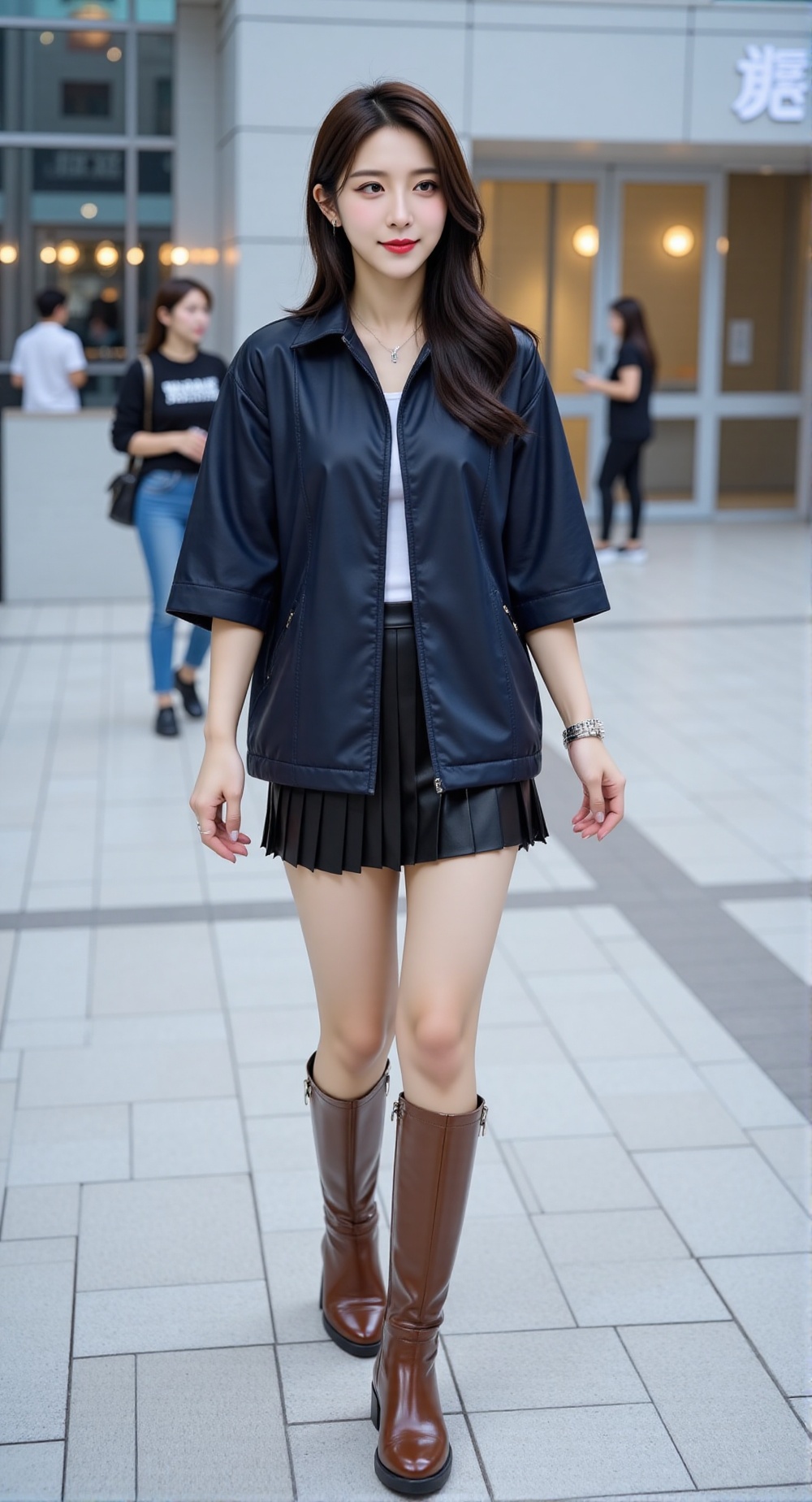 "Korean woman image: Beautiful Korean woman with very large I-cup breasts that seem like they will burst if you touch them...