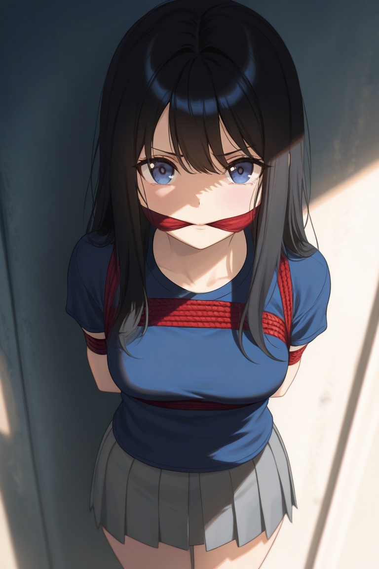 1girl,  solo,  bondage on Tensor.Art