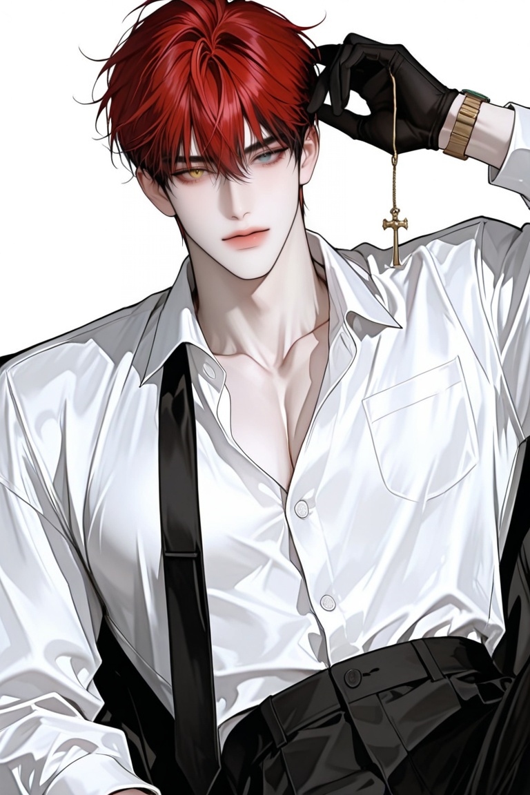 1male,  solo handsome manhwa,  pale flawless skin on Tensor.Art