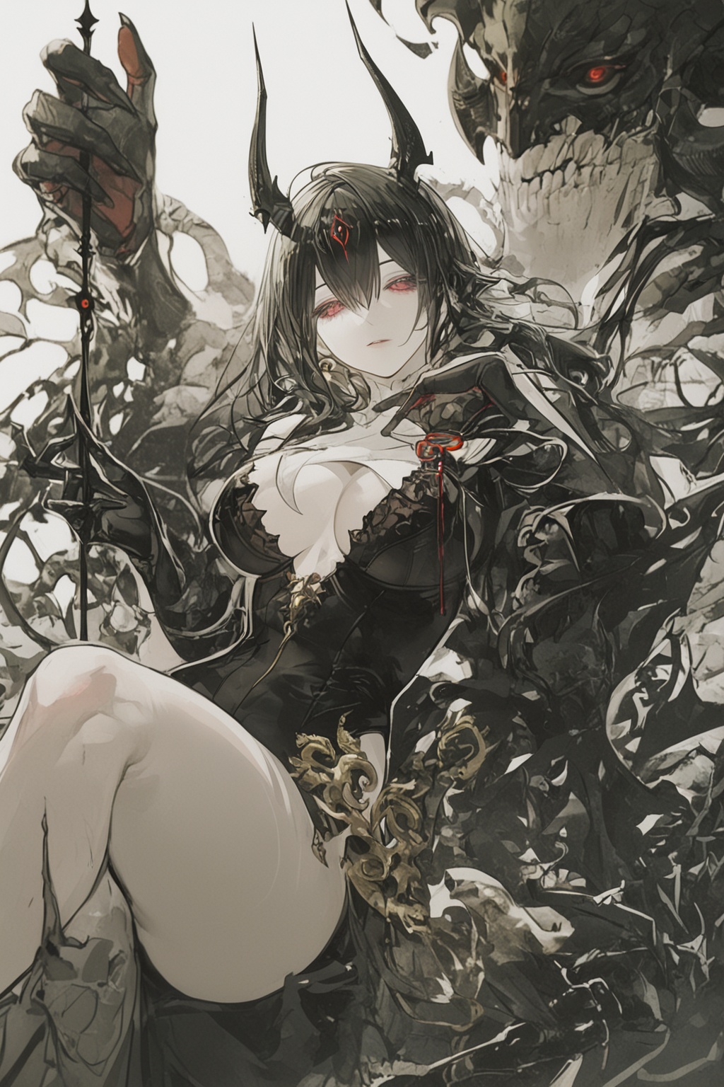 1girl,  abyss,  trance on Tensor.Art