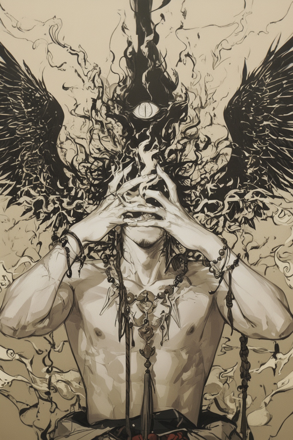 solo,  1boy,  looking at viewer on Tensor.Art