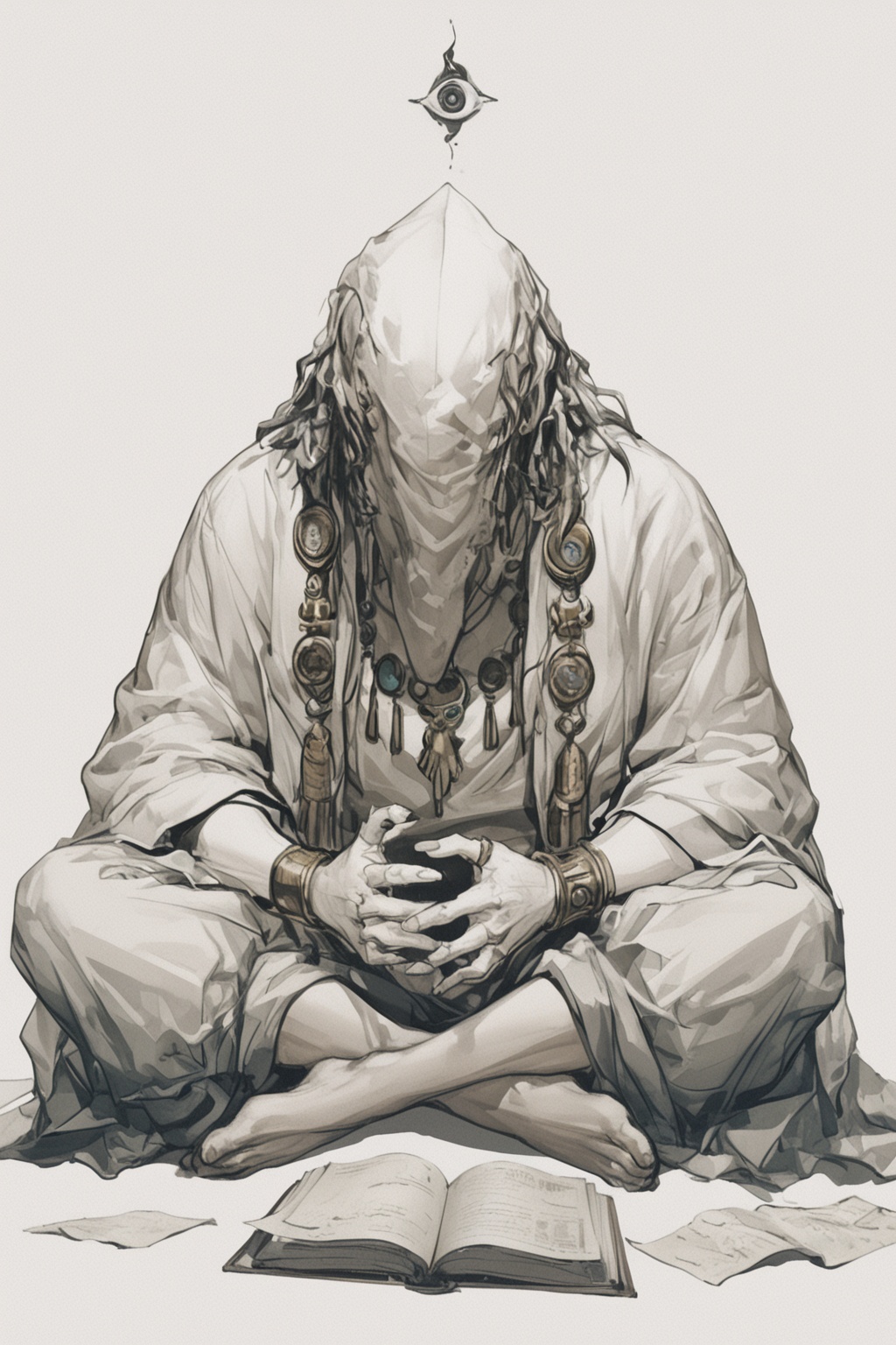 solo,  1boy,  simple background on Tensor.Art