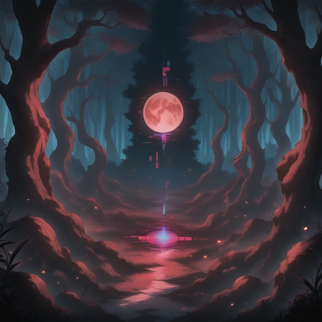 Blood Moon,  masterpiece,  best quality on Tensor.Art