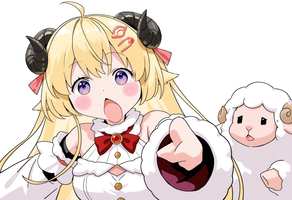 open mouth,  blush stickers,  1girl on Tensor.Art