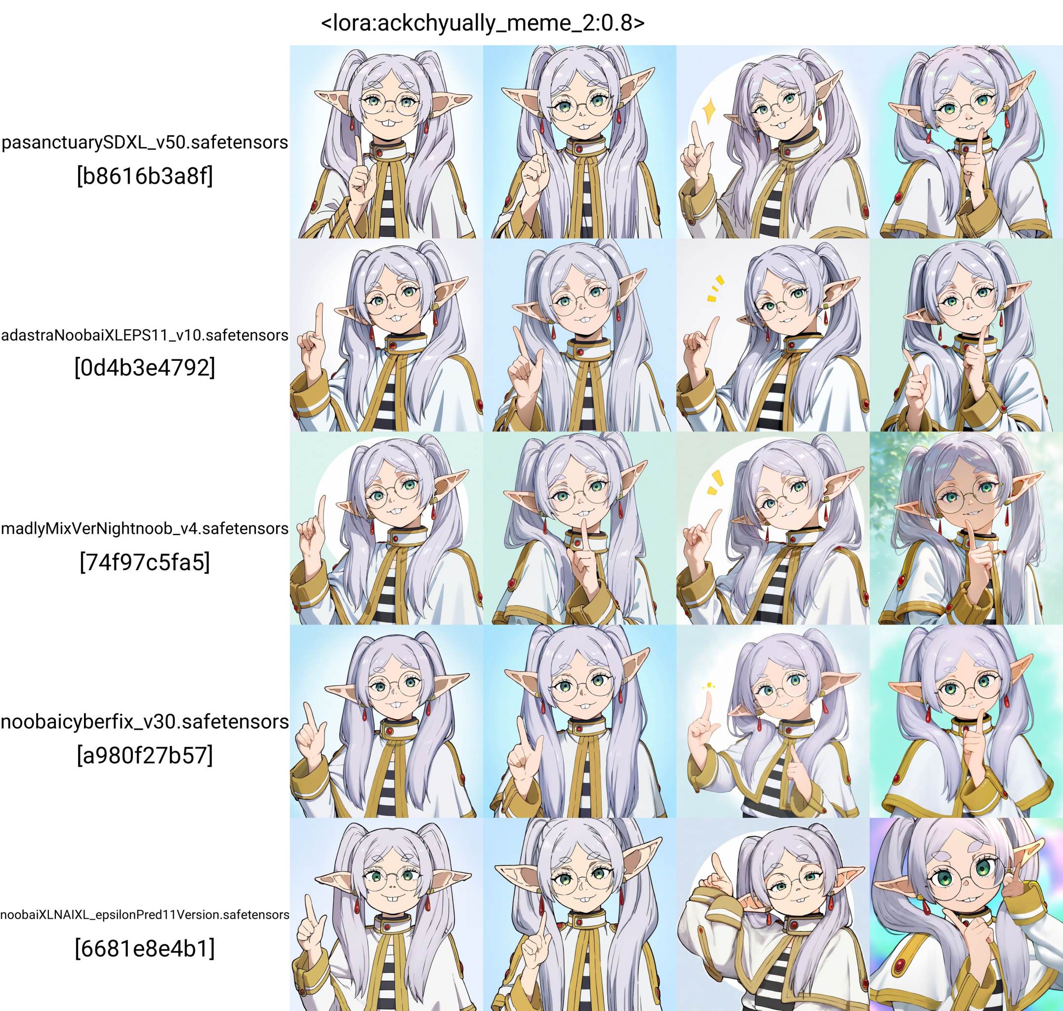 1girl,  solo,  index finger raised on Tensor.Art