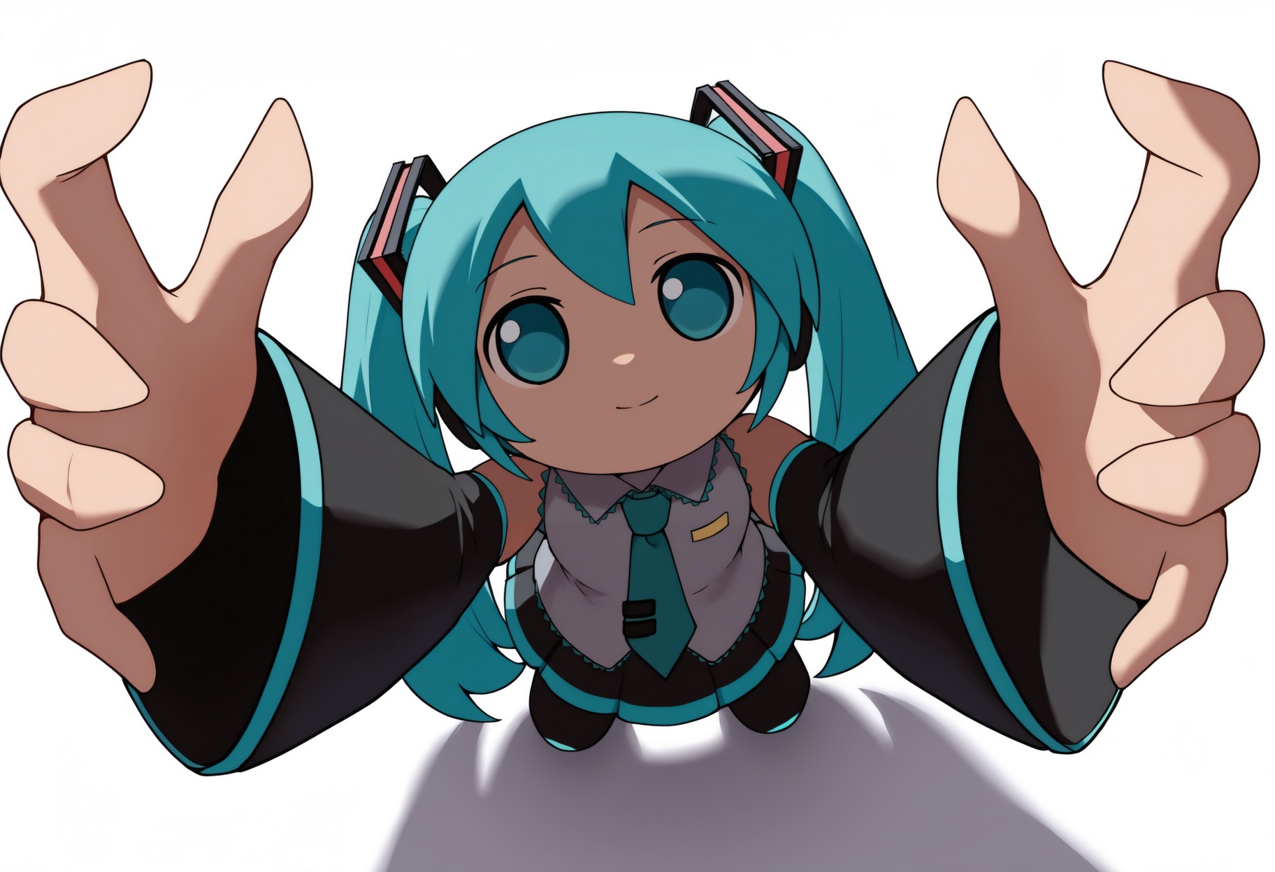 reaching towards viewer,  outstretched arms,  1girl on Tensor.Art