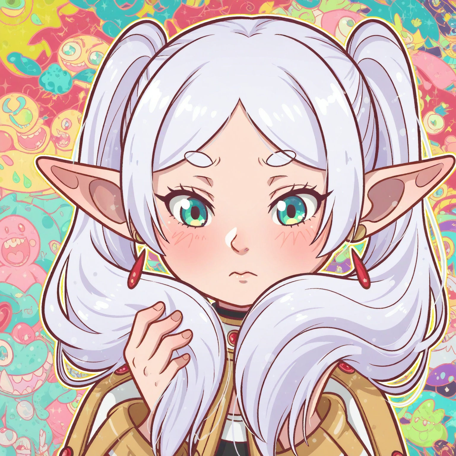 1girl,  elf,  frieren on Tensor.Art