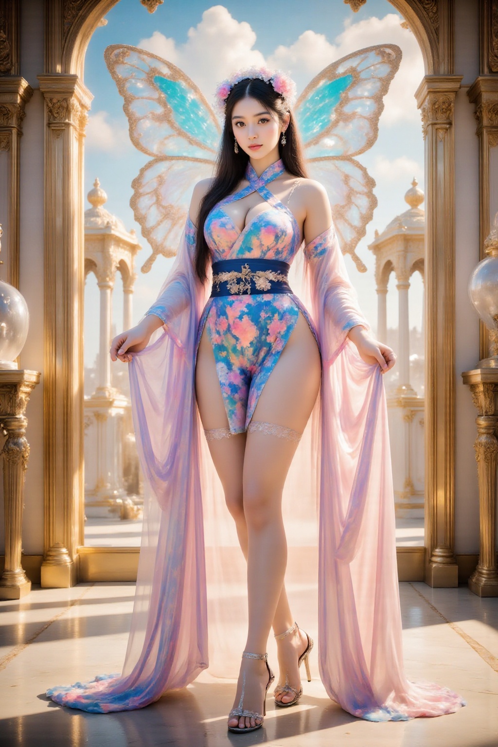 Top quality. Inspiration: Transparency. Image content: A girl,  solo,  full body on Tensor.Art