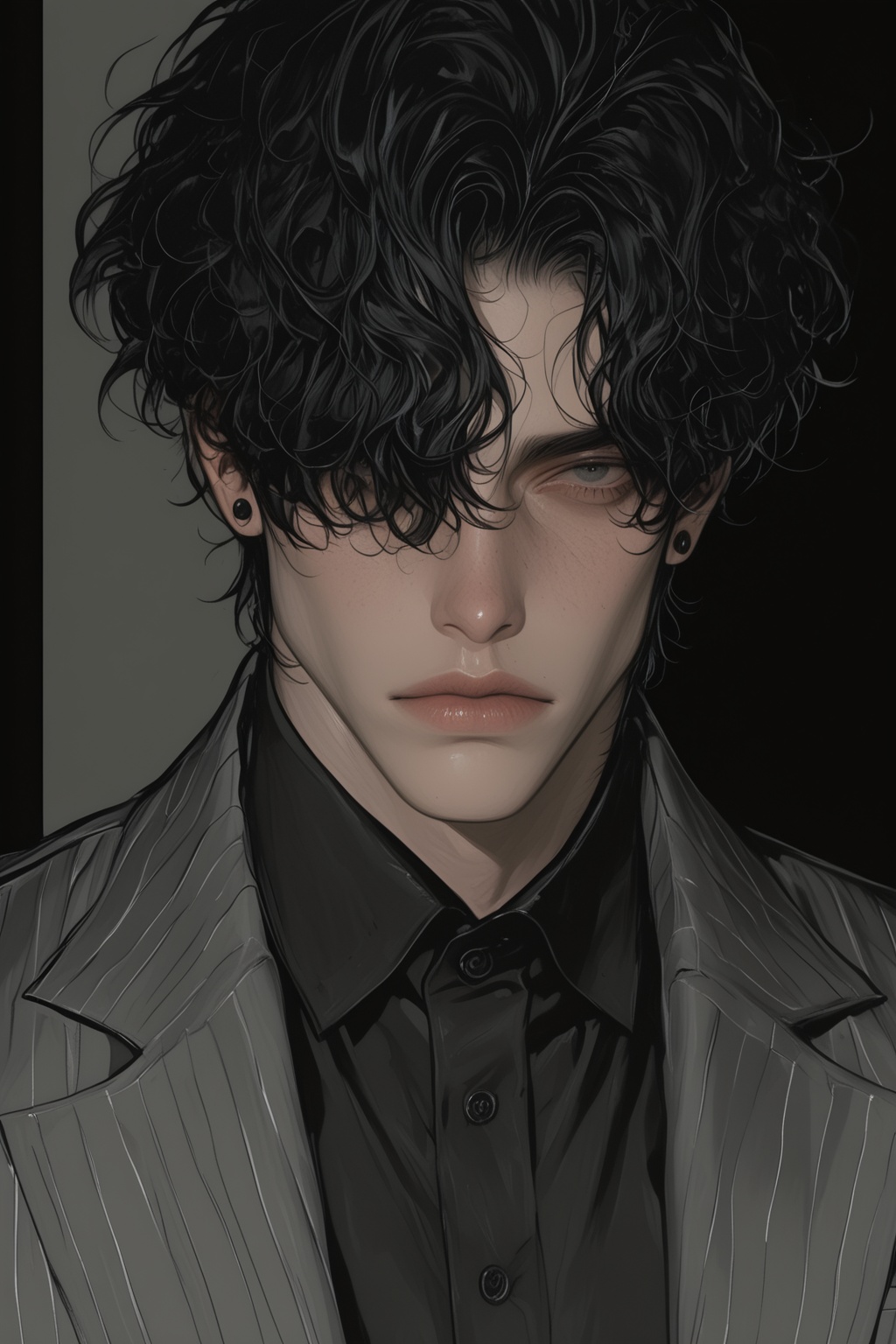 1boy,  solo,  looking at viewer on Tensor.Art
