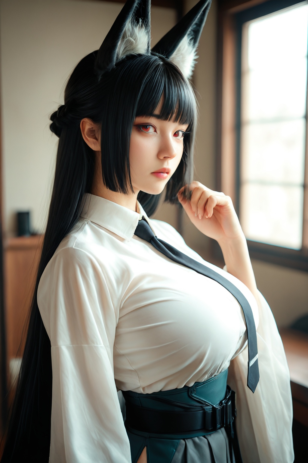 1girl,  hoshimi miyabi,  zenless zone zero on Tensor.Art