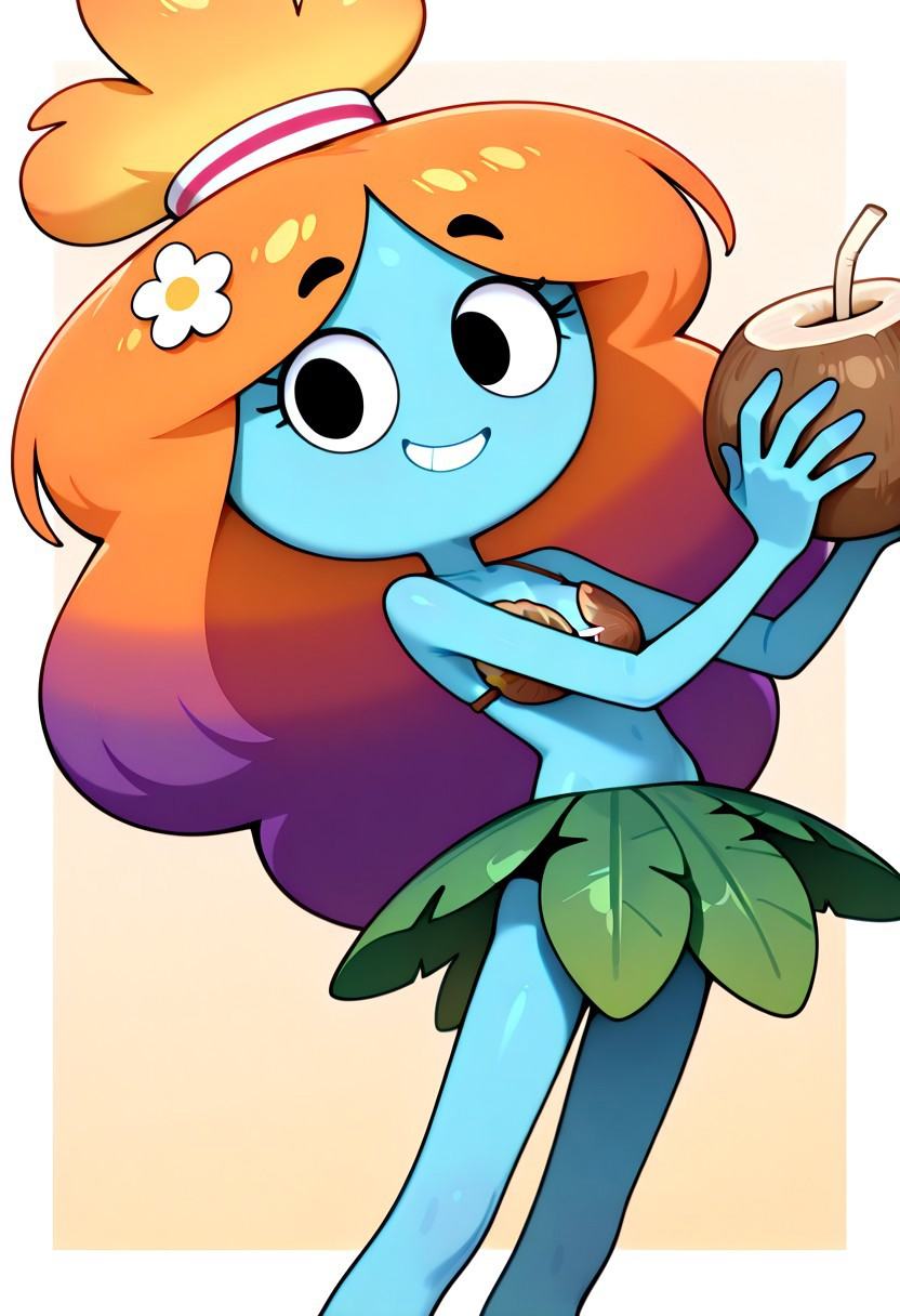 rachelgumball,  1girl,  long hair on Tensor.Art
