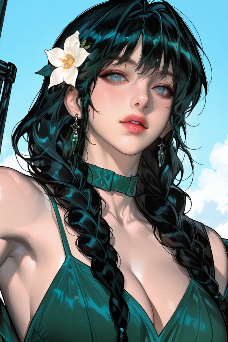 1girl,  solo,  long hair on Tensor.Art