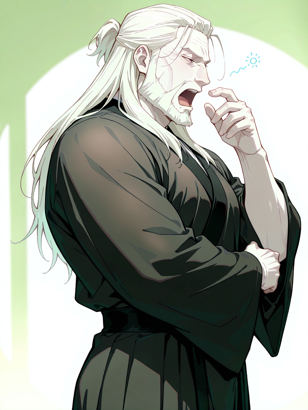 Anime screencap,  anime coloring,  Dwarf_04 on Tensor.Art