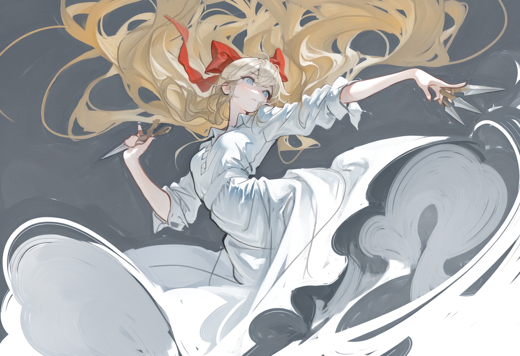 xpr_style,  1girl,  very long hair on Tensor.Art