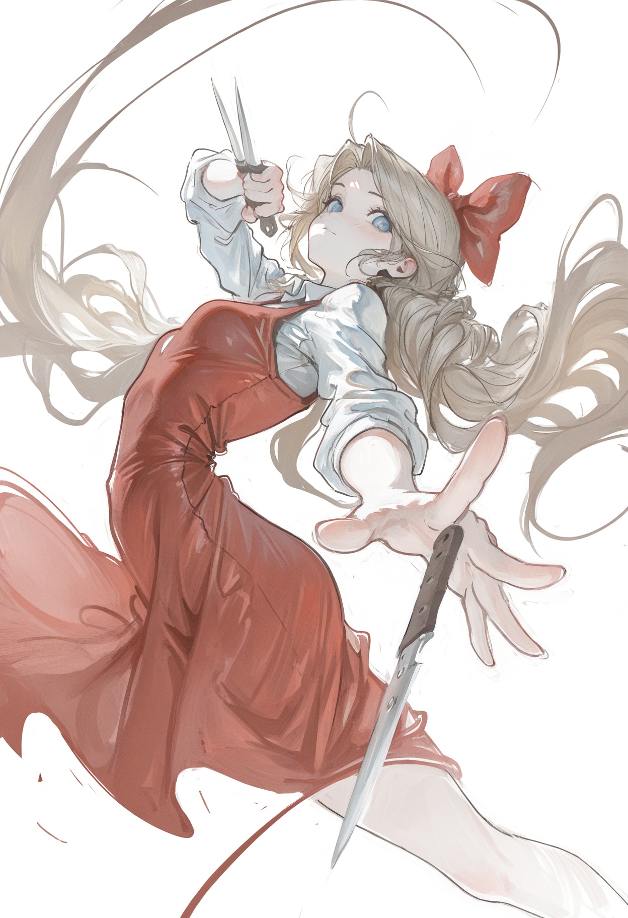 xpr_style,  1girl,  very long hair on Tensor.Art
