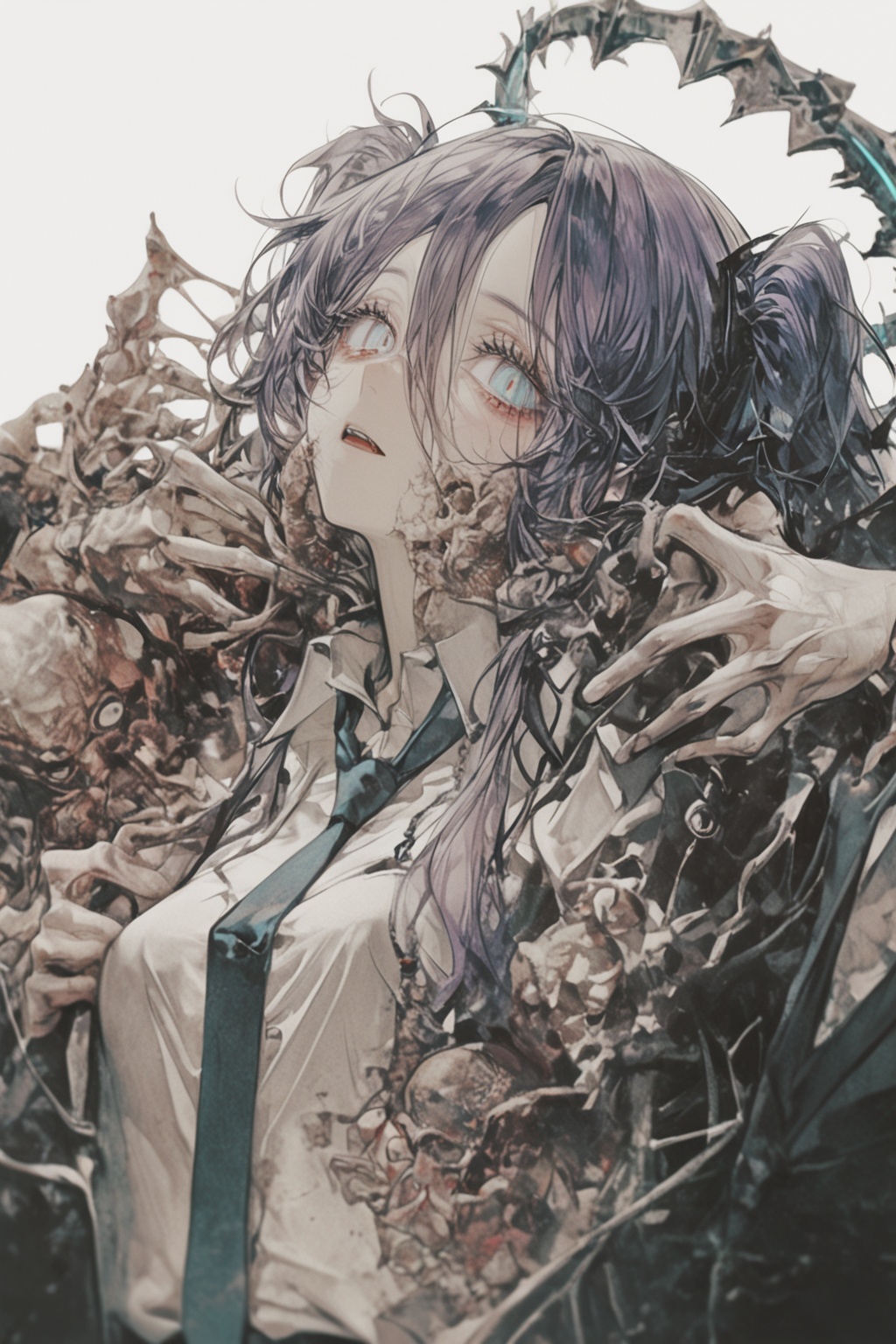 1girl,  madness,  gestalt collapse on Tensor.Art