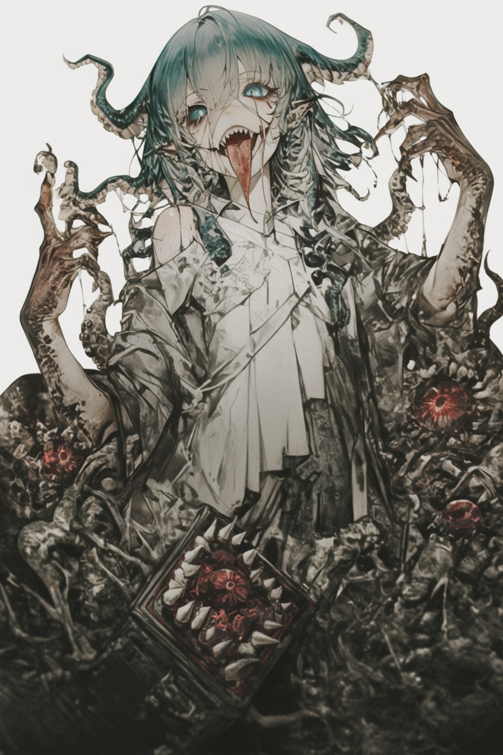 1girl,  eldritch abomination,  trance on Tensor.Art