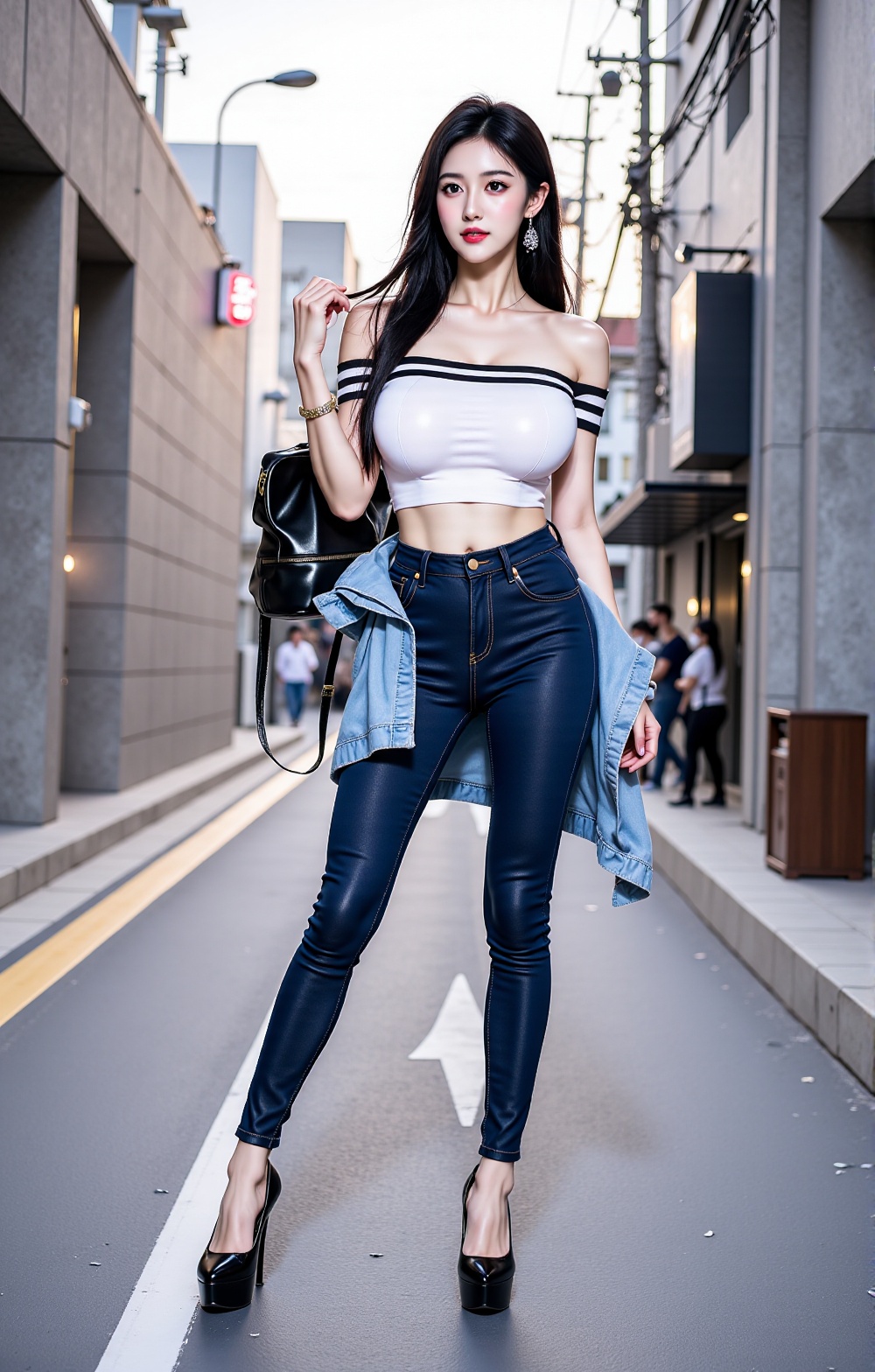 "Korean woman image: Beautiful Korean woman with very large I-cup breasts that seem like they will burst if you touch them...