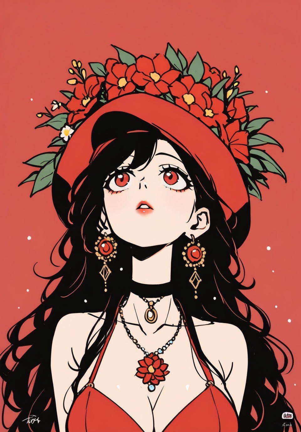 1girl,  solo,  long hair on Tensor.Art