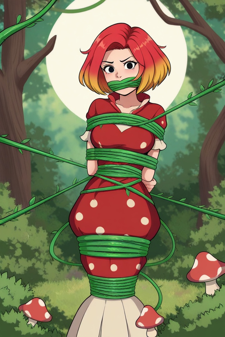 1girl,  solo,  red hair on Tensor.Art
