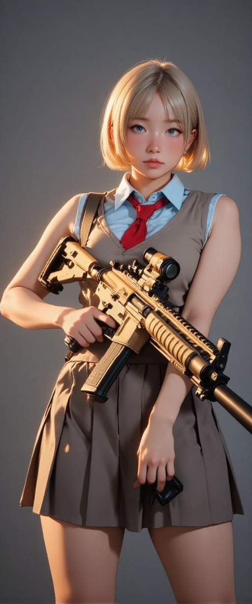 1girl,  solo,  short hair on Tensor.Art