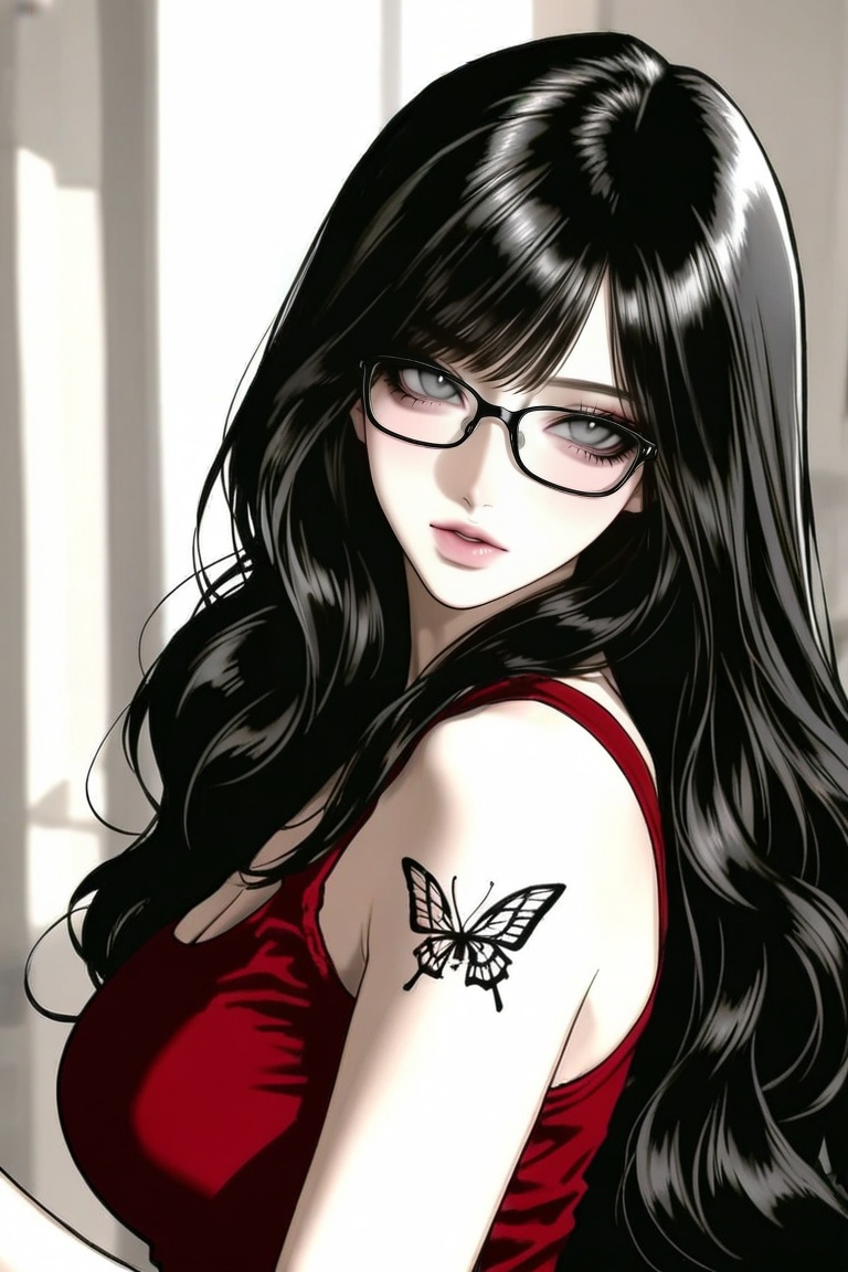 ((1girl ,  solo,  middle aged on Tensor.Art