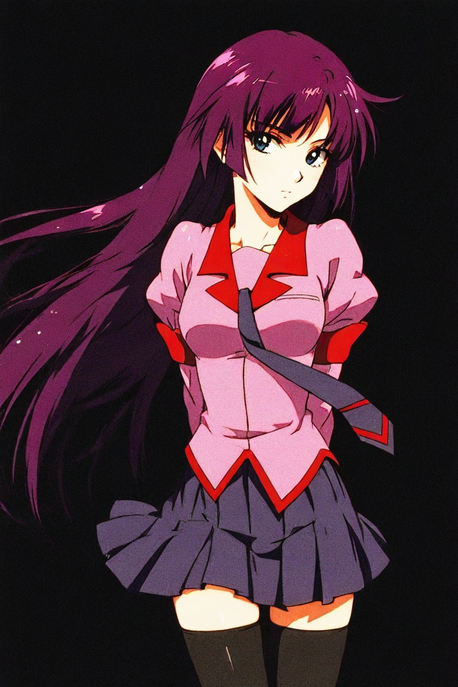 hitagi senjougahara,  bangs,  long hair on Tensor.Art