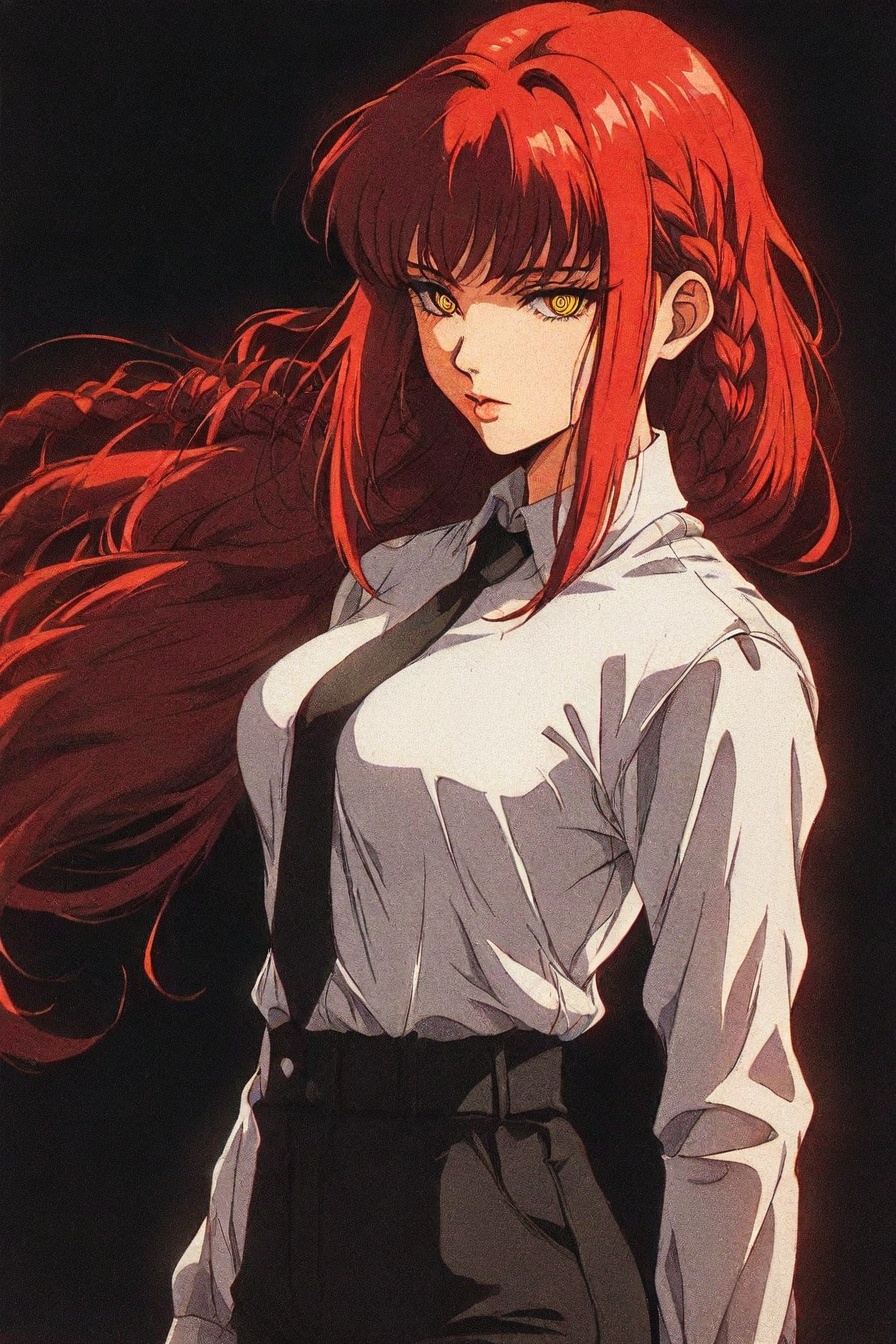 makima,  red hair,  long hair on Tensor.Art