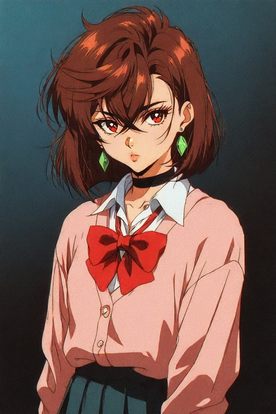 ayasemomo,  hair between eyes,  crossed bangs on Tensor.Art