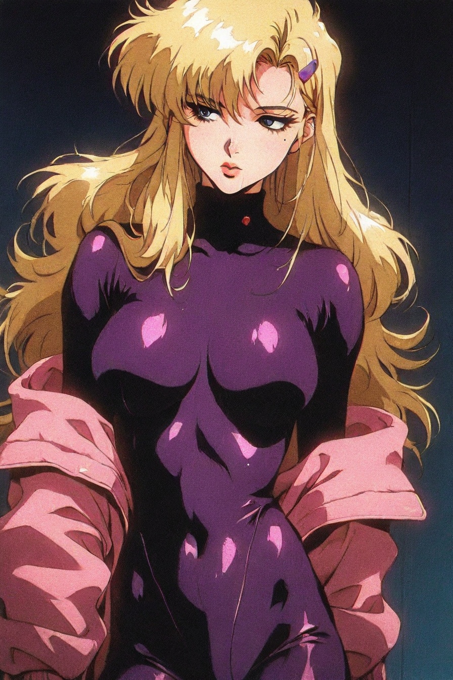 fuurinji miu,  blonde hair,  long hair on Tensor.Art