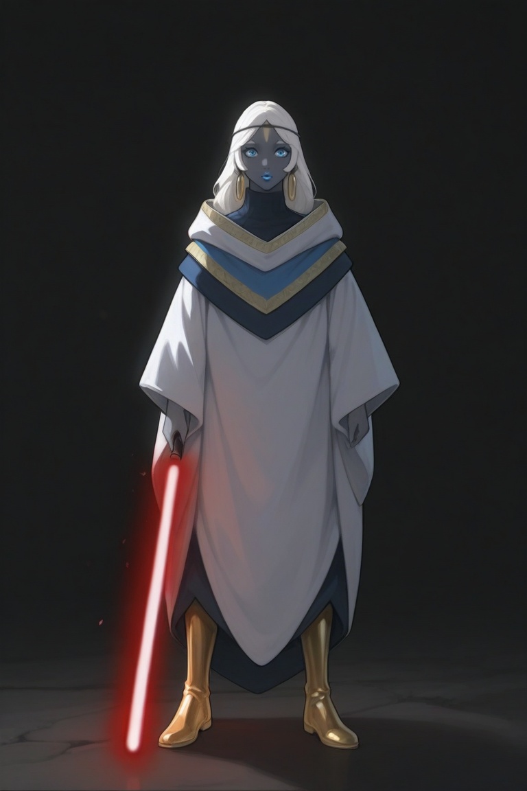niizo,  mature female,  white hair on Tensor.Art