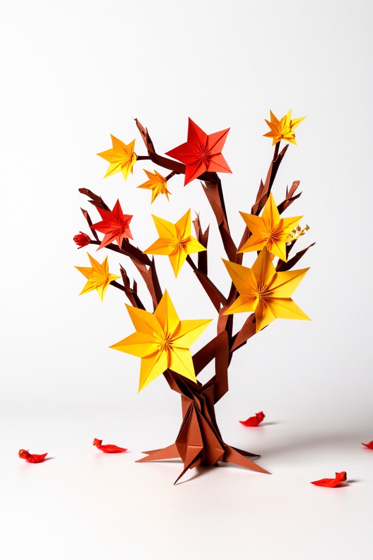 origami,  Simple background,  white background on Tensor.Art
