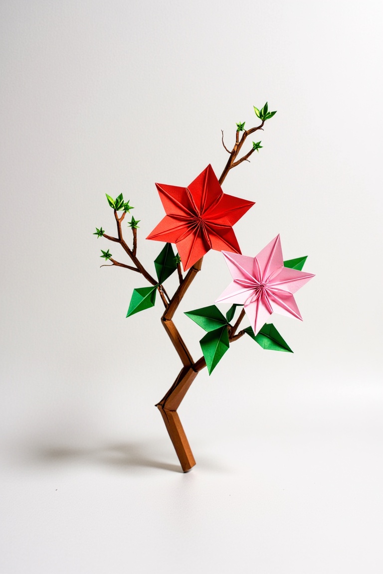 origami,  Simple background,  white background on Tensor.Art
