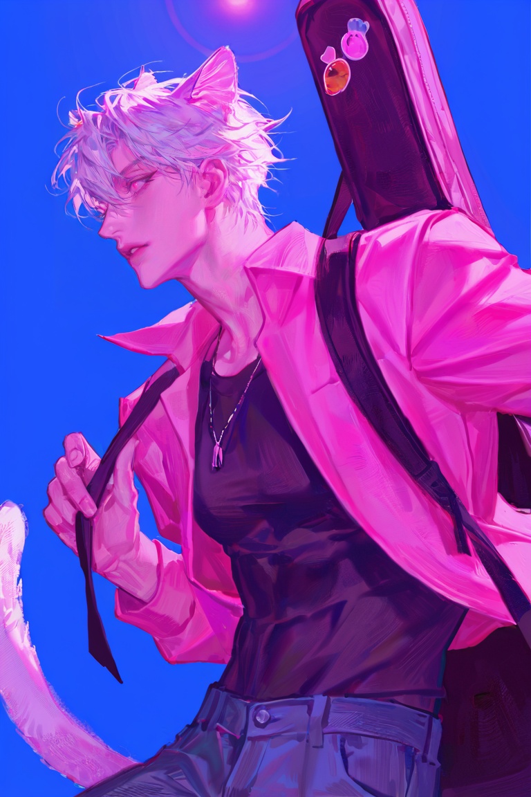 solo,  short hair,  shirt on Tensor.Art