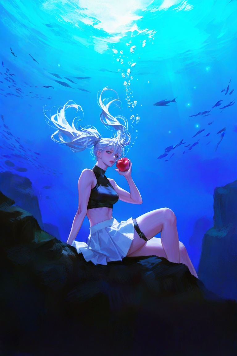 1girl,  solo,  long hair on Tensor.Art