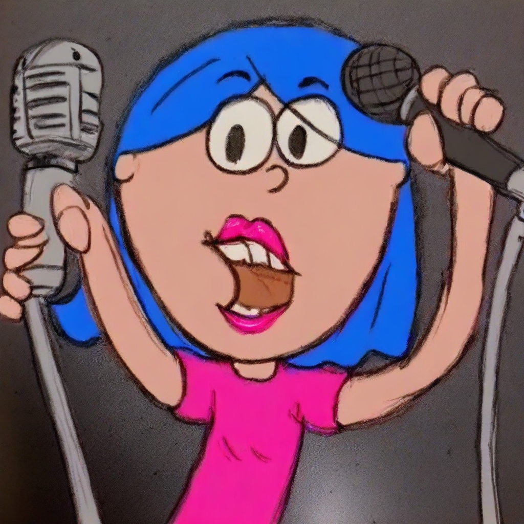 teeth,  arms up,  holding on Tensor.Art