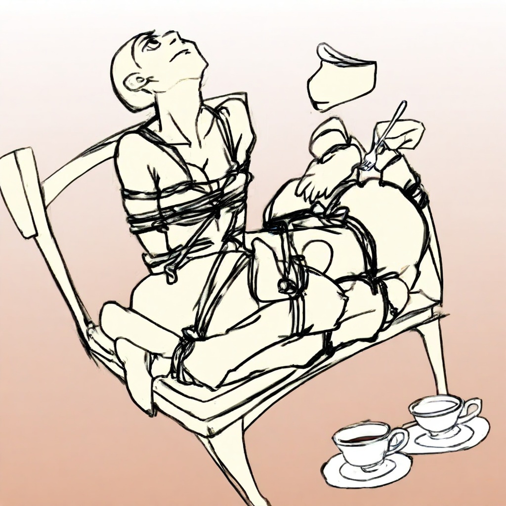 bondage,  ass,  fork on Tensor.Art