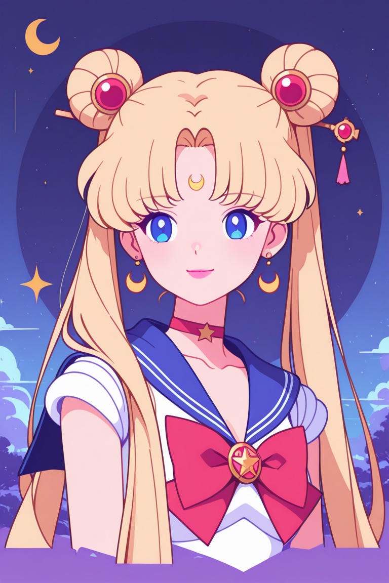 blonde hair bun,  smile,  pink lips on Tensor.Art