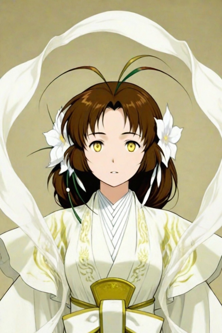 hiruko,  hair flower,  antenna hair on Tensor.Art