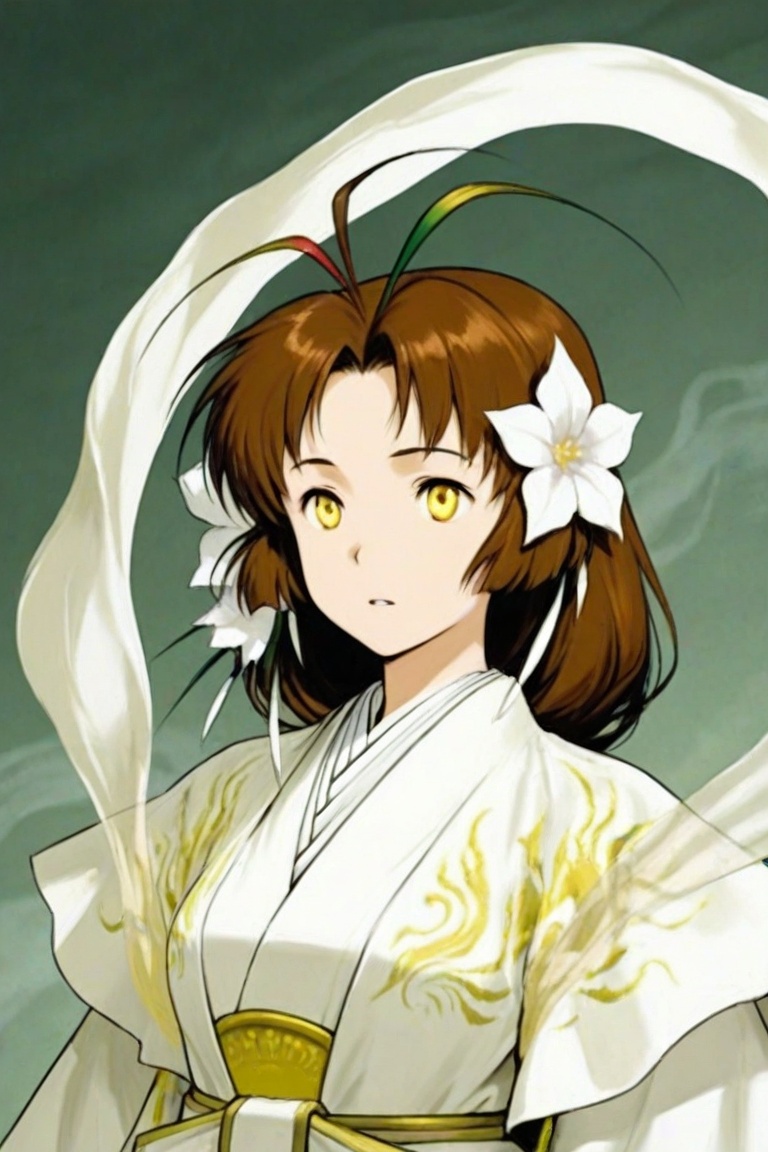 hiruko,  hair flower,  antenna hair on Tensor.Art